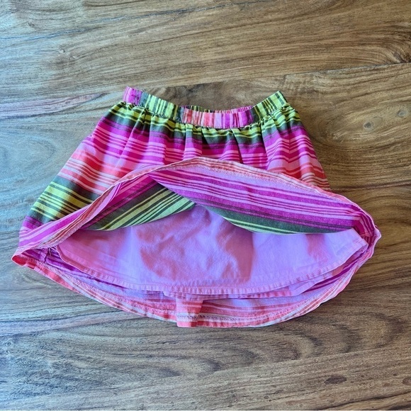 Cherokee Pink, Brown & Yellow Striped Skirt - Picture 3 of 4